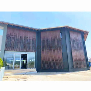 لوحة ديكور من سبائك الألومنيوم المطلية بالبودرة مقطوعة بالليزر CNC بدقة عالية، تصميم عصري للجدران الخارجية، حاصلة على شهادة <span class=keywords><strong>CE</strong></span> - Product Image 2