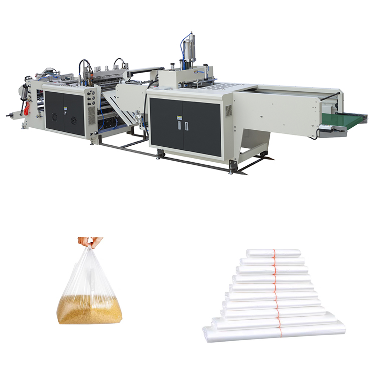 automatic speed vest plastic bag cutting machine