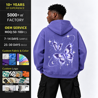 Sweat à capuche pour hommes personnalisé avec motif sur mesure, solution personnalisée tout-en-un, tendance pour les labels de streetwear