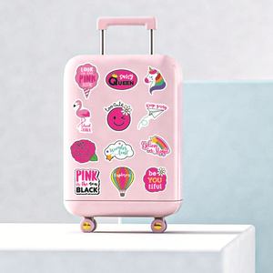 60pcs Pink <strong>Preppy</strong> Style <strong>Stickers</strong> for Girl Laptop Computer Phone Luggage Guitar DIY Decal <strong>Sticker</strong> for Party Students Teens - Product Image 4