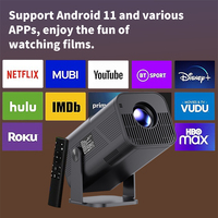 Vente en gros d'usine AMX500 meilleur que HY320 Android 11 mini projecteur portable 4K extérieur Home cinéma vidéo projecteurs Full Hd