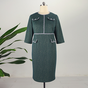 Trajes de Oficina de Diseño Moderno con Líneas Negras para Mujer, Conjuntos de Ropa para Mujer Talla Grande, Traje de Iglesia para Dama - Product Image 5