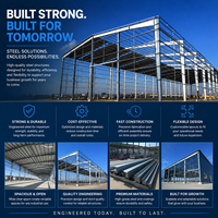 Bâtiment d'entrepôt logistique préfabriqué en acier moderne sur mesure avec baies de chargement pour applications d'atelier, de centre commercial et de salle de sport