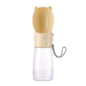 Hoopet Dog Water Bottle Portable <b>Travel</b> Cup With Food <b>Container</b> For Pet Walking - Product Image 5