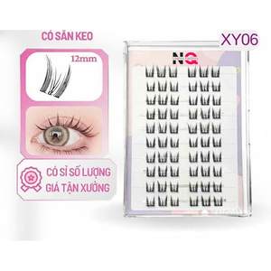 Pestañas Postizas NQ Hechas a Mano con Pelo Sintético Vegano, Libres de Crueldad Animal, Color Negro Natural, Largas y Suaves, 7mm, Preformadas en Abanico, 100 Unidades - Product Image 2