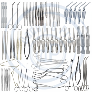 Ensemble de chirurgie vasculaire professionnel neuf, 62 pièces, ensemble d'instruments chirurgicaux vasculaires de base, ensemble d'instruments vasculaires de haute qualité - Product Image 1
