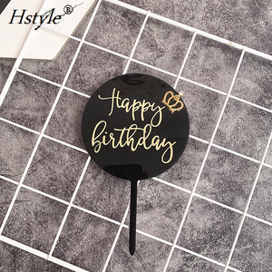 Nuovo Design <span class=keywords><strong>Buon</strong></span> <span class=keywords><strong>Compleanno</strong></span> Acrilico Cake Topper Cerchio Toppers Cupcake Per Il <span class=keywords><strong>Compleanno</strong></span> Decorazioni Della Torta Del Partito Baby Shower PQ271 - Product Image 4