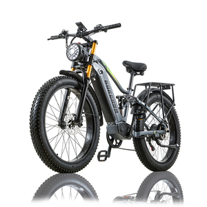 Fat Tire Electric Bicycle BURCHDA RX80 Rear Hub <strong>Motor</strong> 48V20AH 26 Inch 4.0 Lithium Battery 7Speed Full Suspension Adult Oil Brake - Product Image 2