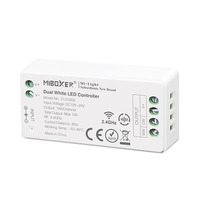 Télécommande Miboxer RF2.4G FUT035S avec fonction de regroupement, contrôleur LED bicolore, prise en charge de la variation de luminosité et du temps de retard