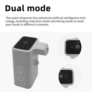 2.5L sıcak satış 4000mAh otomatik kedi köpek kase akıllı kablosuz sensör Pet su sebili pil güç paslanmaz - Product Image 3