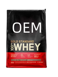 Supplément de soins de santé aromatisé au chocolat à la vanille en poudre de protéine de lactosérum Factory <span class=keywords><strong>Gold</strong></span> <span class=keywords><strong>Standard</strong></span> 100% - Product Image 3