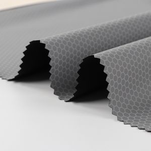 Tela Taslon de nailon de doble capa ondulada al agua, trajes de senderismo resistentes a la intemperie, tela tejida, textiles reciclados - Product Image 5