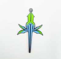 Émail personnalisable tendance à motif de dessin animé, fabriqué par la technique de coulée, design coloré pour cadeaux promotionnels