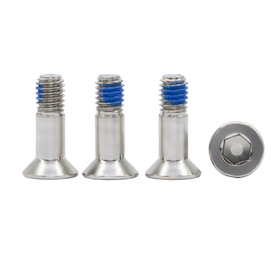 304 Stainless Steel Hex <strong>Socket</strong> Flat Countersunk Head Partial <strong>Threaded</strong> Screws with Nylon Patch M2 M2.5 M3 M4 M5 M6 M8 M10 - Product Image 1