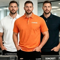 Polo pour hommes à prix bas, vente en gros, personnalisable, séchage rapide, vêtements de travail, t-shirt polo uni, grande taille