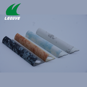 Leguwe Chất lượng cao PVC Vòng gạch <span class=keywords><strong>TRIM</strong></span> nhựa gốm góc <span class=keywords><strong>TRIM</strong></span> cho đá cẩm thạch cạnh trang trí đồng bằng OEM tùy chỉnh phụ kiện - Product Image 3
