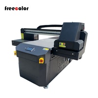 Printer Flatbed UV TX800 Berkualitas Tinggi 60cm*90cm A1 dengan Pernis dan Warna Putih