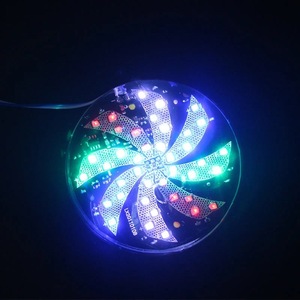 YD DC 12V phổ Styling LED Strobe ánh sáng nóng bánh xe đèn flash đèn đầy màu sắc bầu không khí Đèn ban ngày Chạy ánh sáng - Product Image 2