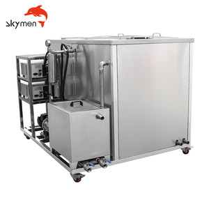 Guangdong Skymen doppio serbatoio pulitore ad ultrasuoni professionale filtrato attrezzature per la pulizia ad ultrasuoni per componenti in alluminio catena - Product Image 4