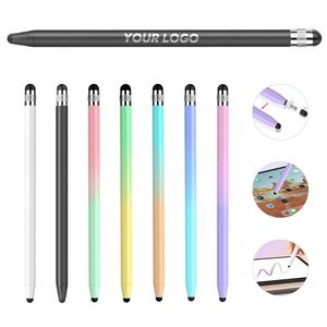 Custom Universal Aluminum Gradient Double-head Capacitive Stylus <b>Pen</b> Metal Dual Head Touch Screen <b>Pen</b> for Phones and <b>Tablets</b> - Product Image 1