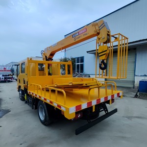 Grue télescopique professionnelle FAW à double cabine montée sur camion, 3 tonnes, 4 tonnes, pour services sur chantier - Product Image 5