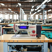 Machine à coudre industrielle JUKKY, point noué simple, grand écran tactile, ultrasonique, moteur servo mécanique, grande taille, vente chaude