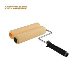 US Style 9 pulgadas 1/2 ''Nap Anti-goteo Pared y techo Rodillo de <span class=keywords><strong>pintura</strong></span> de poliéster naranja liso - Product Image 3