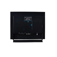 Moniteur de téléprompteur 12 "15" 17 "19" 22 "24" avec entrées HD VGA et BNC composites