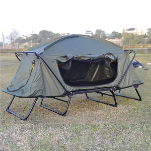 1-2人フォーシーズンテントベッド屋外キャンプテントベッド付き防水折りたたみキャンプスリーピングコット - Product Image 2