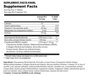 กลูโคซามีน 750 มก. ผสมคอนดรอยติน เอ็มเอสเอ็ม และคอลลาเจน บำรุงสุขภาพกระดูกอ่อนและกระดูก - Product Image 2