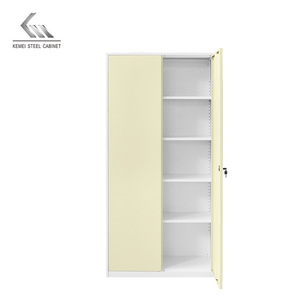 Office School Metal Storage Cabinet File Cabinet <strong>Garage</strong> 2 Doors Steel <strong>Cupboard</strong> With Adjustable Shelves - Product Image 4