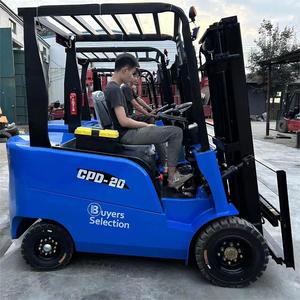 Chino ISO EPA CE 60V 0,5 Ton 1 ton 1,5 Ton 2 Ton 5 ton mini carretillas elevadoras eléctricas camiones precio batería carretilla elevadora eléctrica - Product Image 3