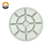 Disque de polissage diamanté en résine de 4 pouces (100 mm de diamètre) OEM pour sols en béton, marque OUDU