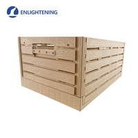 Boîte de rangement pliable en plastique avec couvercle intégré, empilable, gain de place, robuste, pour le rangement à domicile