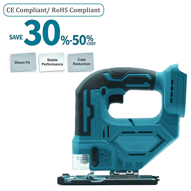 Professional Cordless Jigsaw 18V Li Ion Brushless Electric Saw with 6 Speed Settings 45 Bevel Cut