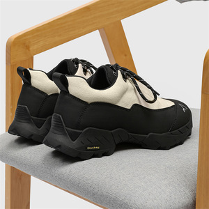 Botas de tobillo para hombre de alta calidad, nuevo lanzamiento 2026. Zapatos de exterior de suela gruesa, negros, impermeables, de cuero, de diseño de marca famosa. - Product Image 6