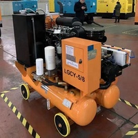 Compresseur d'air portable diesel 12V certifié CE Kaishan haute pression 12-40Bar à vis avec noyau moteur à air à vendre