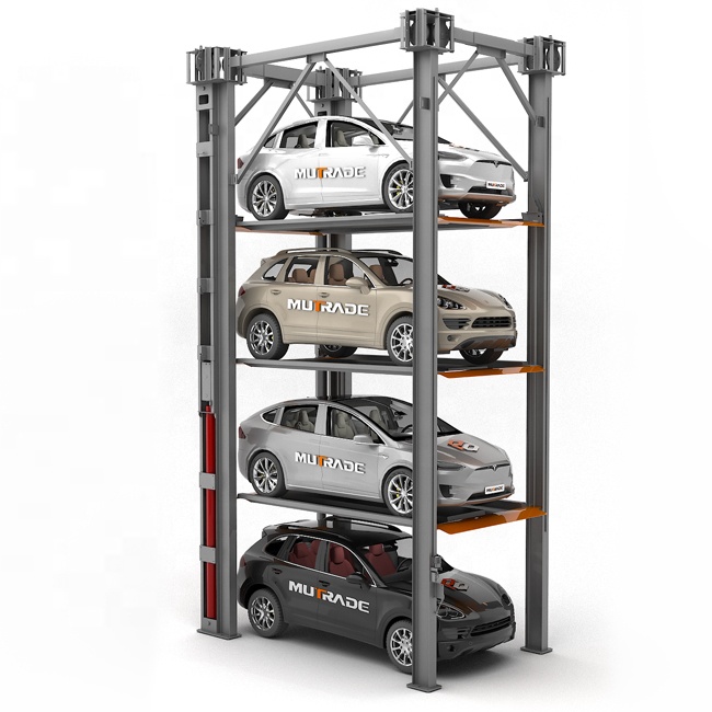 Vehicle Storage Hydraulic Vertical Lift Elevator Car Parking Lot