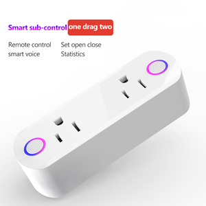 2 en 1 estándar de EE. UU. Control por separado Alexa Google Función de temporizador de pared 16A <span class=keywords><strong>Wifi</strong></span> <span class=keywords><strong>Enchufe</strong></span> <span class=keywords><strong>inteligente</strong></span> universal para aire acondicionado - Product Image 2