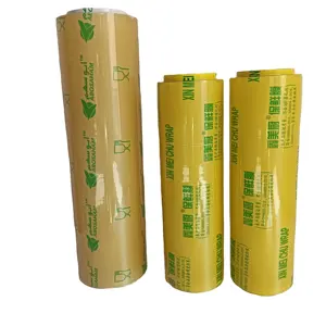Fresh Food Packing food grade cling wrap film good stretch pvc cling film cling wrap supplier