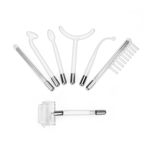 Púrpura de alta frecuencia Electrodo de <span class=keywords><strong>terapia</strong></span> de masaje Facial máquina de piel - Product Image 2