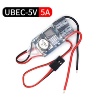 Module abaisseur UBEC 5V 3A/5A/7A/15A BEC 2-12S Lipo avec blindage complet anti-parasitage, alimentation externe en plastique pour avion FPV