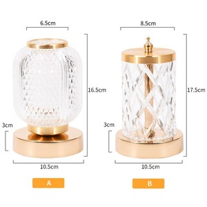 Luxury Crystal Table Lamp LED Modern Acrylic Desktop Decor <b>Lights</b> for Study Bedroom <b>Bedside</b> Living Rooms Bar Ambiance Luminaires - Product Image 5