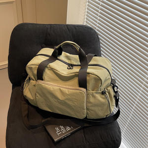 Bolsa de Viaje Multifuncional Ligera, de Gran Capacidad, para Viajes Cortos, Bolsa de Deporte Plegable de un Solo Hombro para Mujer - Product Image 4