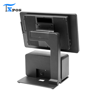 Sistema POS de 15.6 Pulgadas 1920x1080 con Pantalla Táctil, Aleación de Aluminio, Android/Windows, Impresora y Escáner Integrados