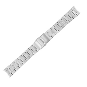 สายนาฬิกาสีเงิน สายรัดข้อมือแบบโลหะสำหรับใส่ลำลองในธุรกิจ - Product Image 2