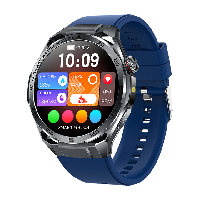 ET474 Smart Watch 1.53" TFT Screen IP68 With Flashlight ECG Body Temperature Health Monitor Fitness Tracker Smartwatch