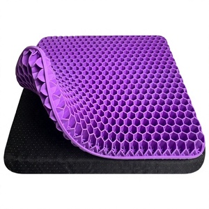 TPE gel seat cushion Custom fabric color cushion Polyester cover seat <b>pad</b> OEM ODM cushion manufacturer - Product Image 1