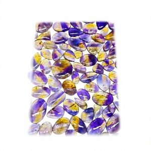 Precio al por mayor de ametrino natural, piedras preciosas sueltas, pera ovalada, Cojín cuadrado redondo, Marquesa en ágata para la fabricación de joyas - Product Image 1