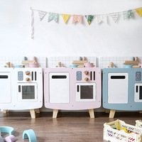 2024 nouveautés 3D en bois jouant maison poupée repas cuisine semblant absorbé jeu Interaction jouets pour enfants enfants garçons filles